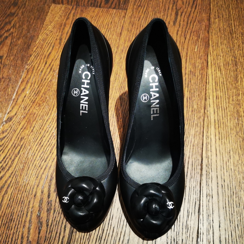 Chanel Camellia Pumps